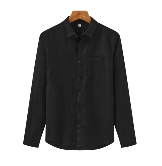 Nash | Men's Linen Shirt with Long Sleeve