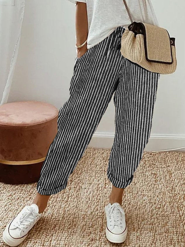 Jade | Women's Linen Jogger Pants