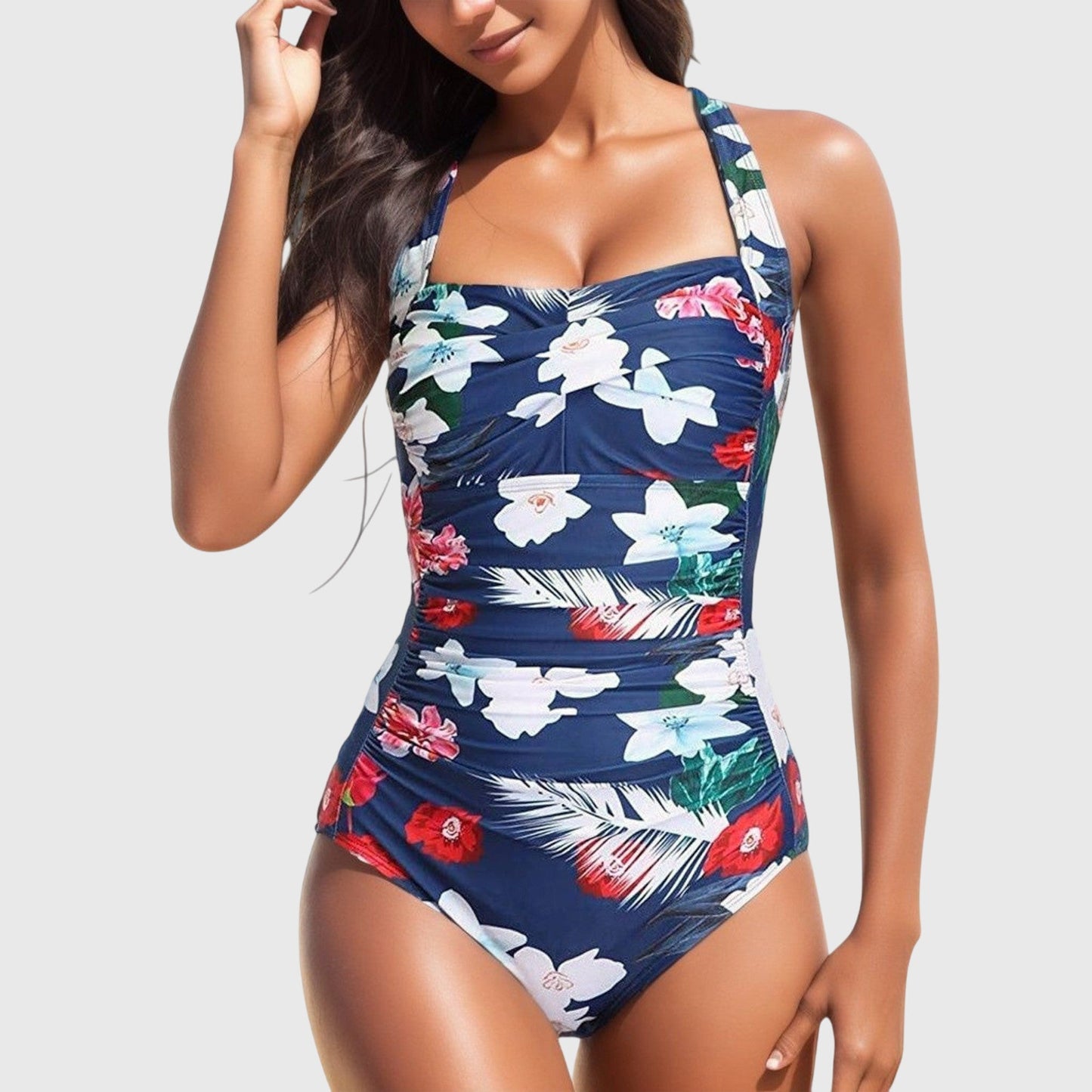 June | Floral One Piece Swimsuit