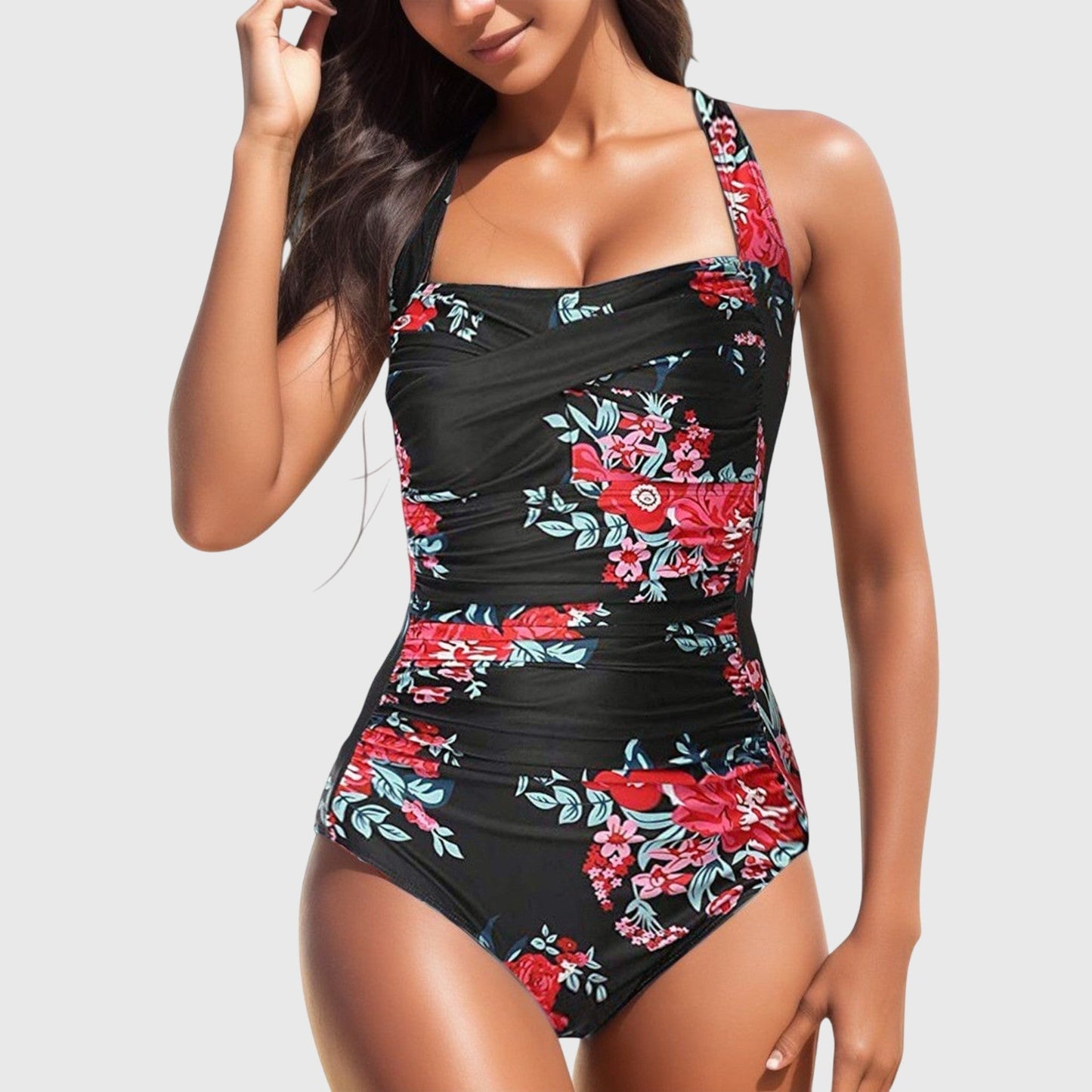 June | Floral One Piece Swimsuit