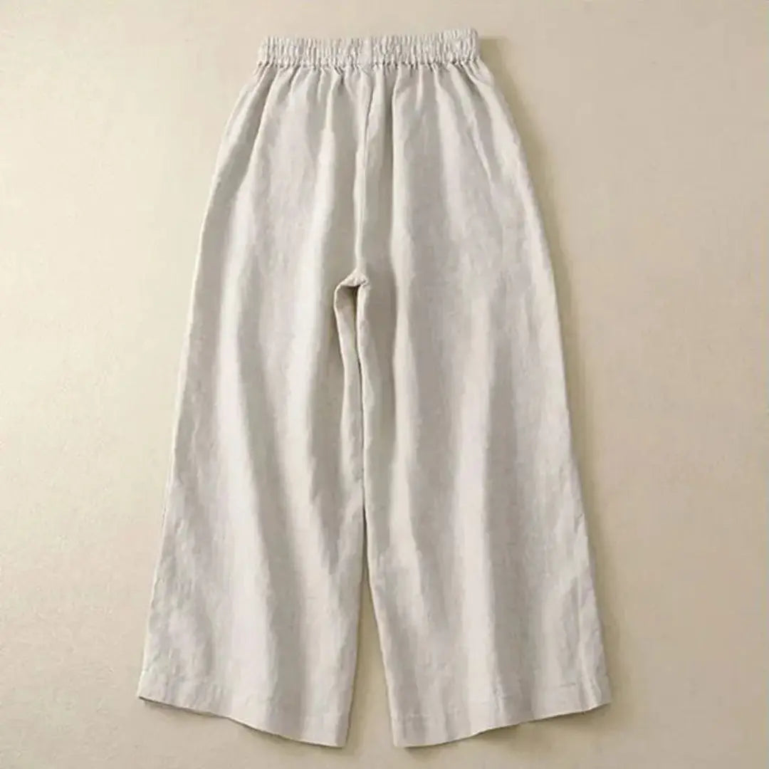 Chloe | Women's Linen Wide Leg Pants
