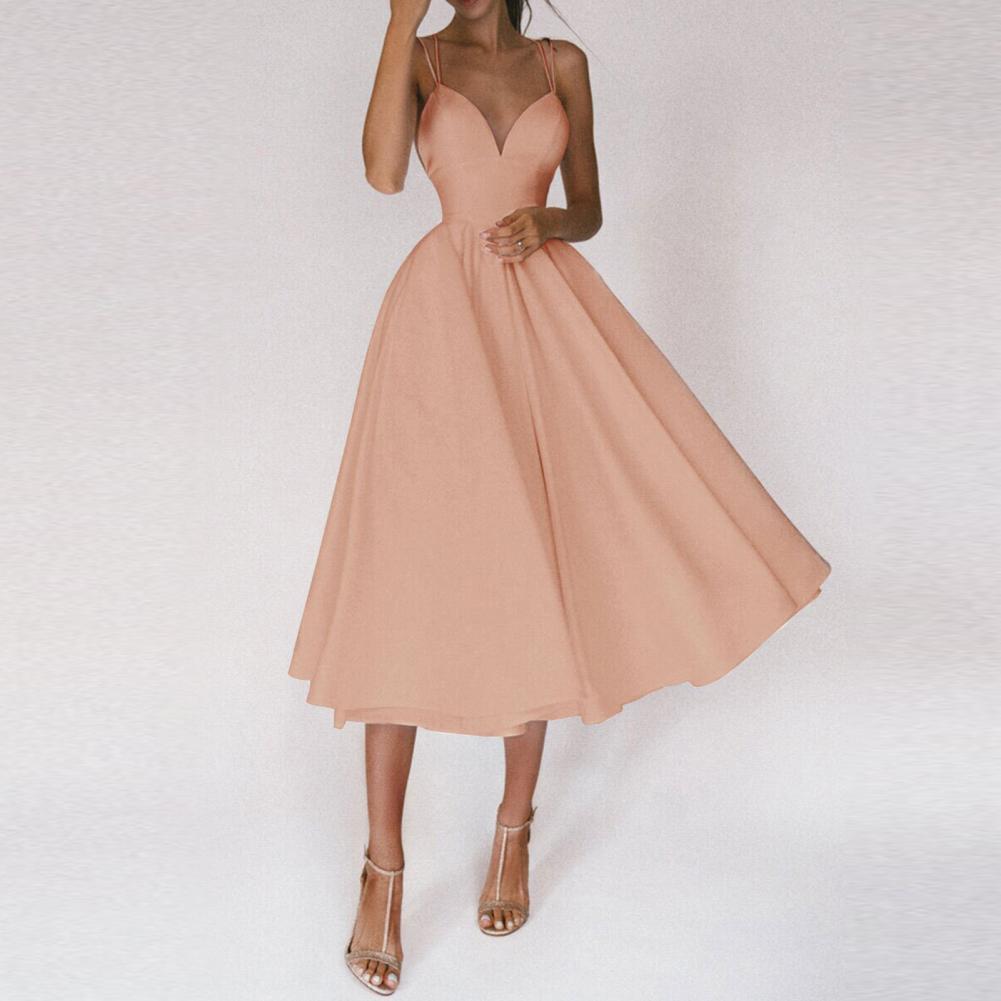 Women's Cocktail Dress with Flared Skirt