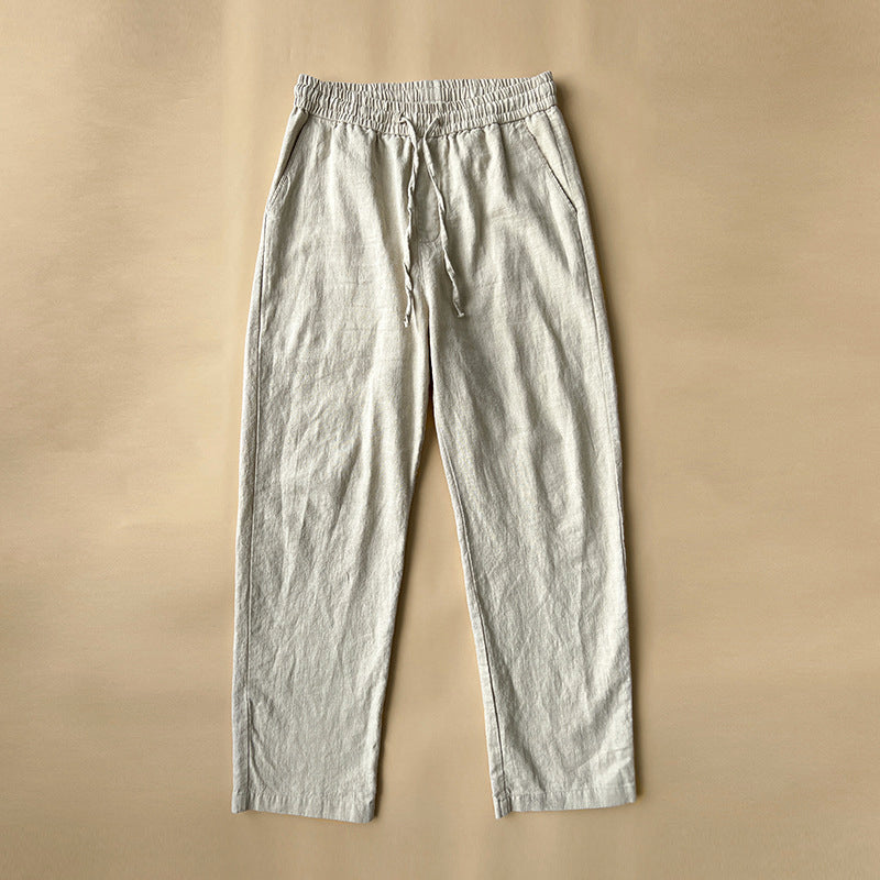 Owen | Men's Linen Pants with Straight Fit