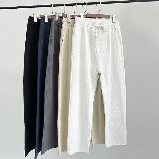 Owen | Men's Linen Pants with Straight Fit
