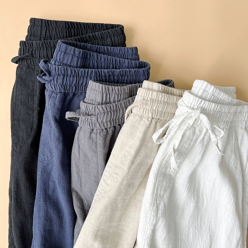 Owen | Men's Linen Pants with Straight Fit