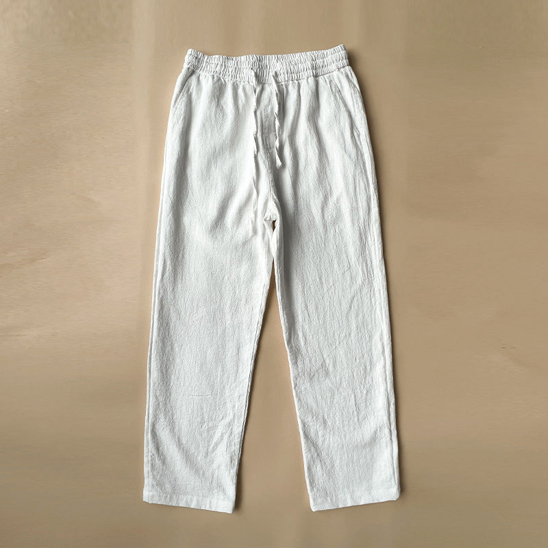 Owen | Men's Linen Pants with Straight Fit