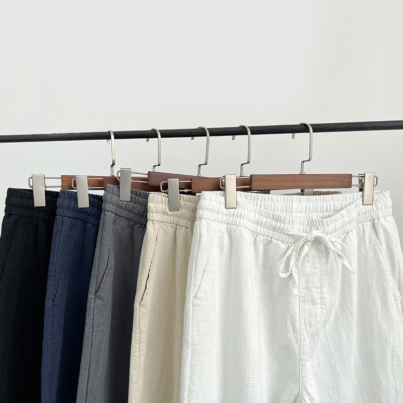 Owen | Men's Linen Pants with Straight Fit