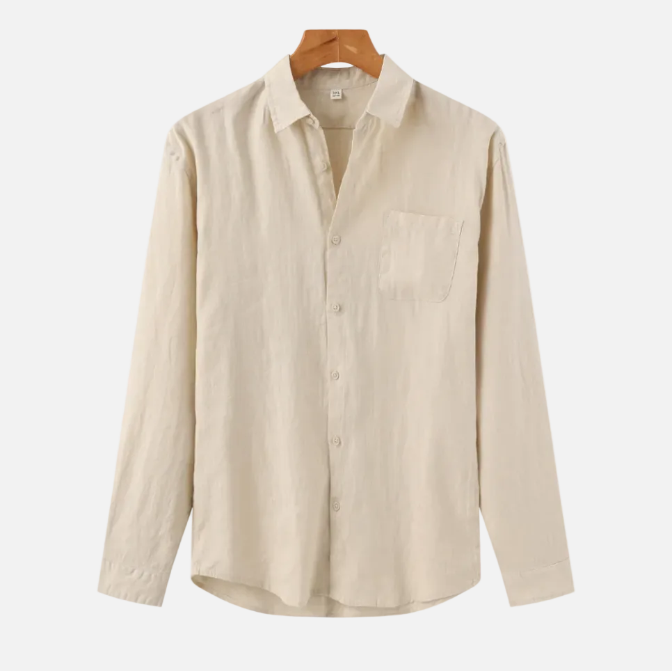 Nash | Men's Linen Shirt with Long Sleeve