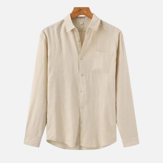 Nash | Men's Linen Shirt with Long Sleeve