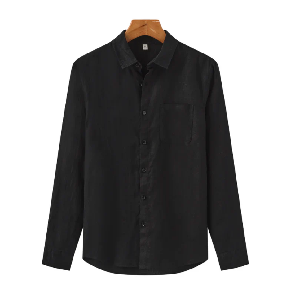 Nash | Men's Linen Shirt with Long Sleeve