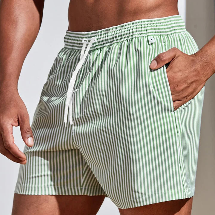 Cruz | Men's Swim Shorts with Striped Print
