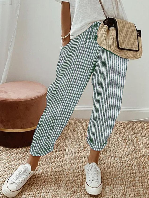 Jade | Women's Linen Jogger Pants