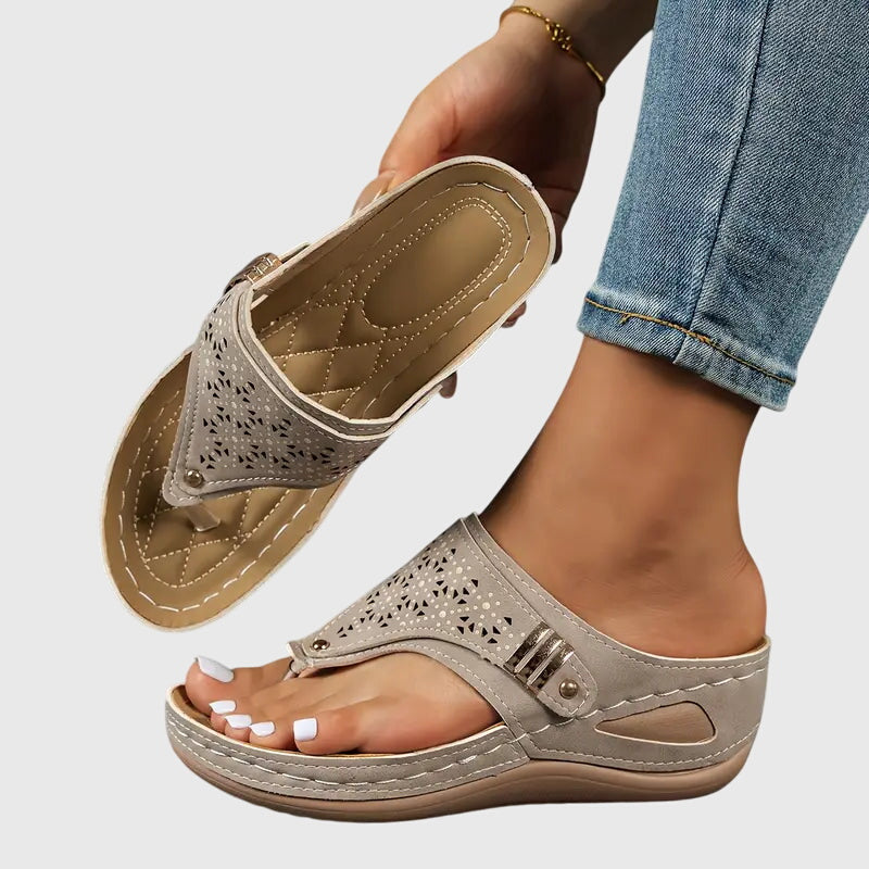 Mia | Orthopedic Wedge Sandals