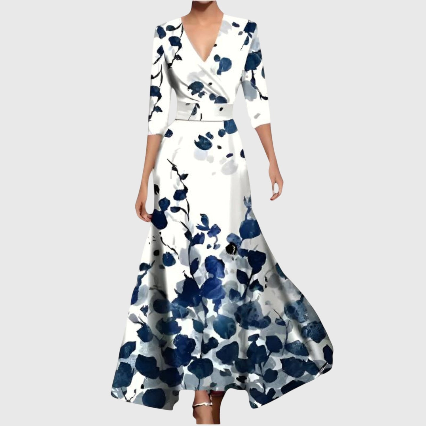 Leila | Women's Floral Wrap Maxi Dress