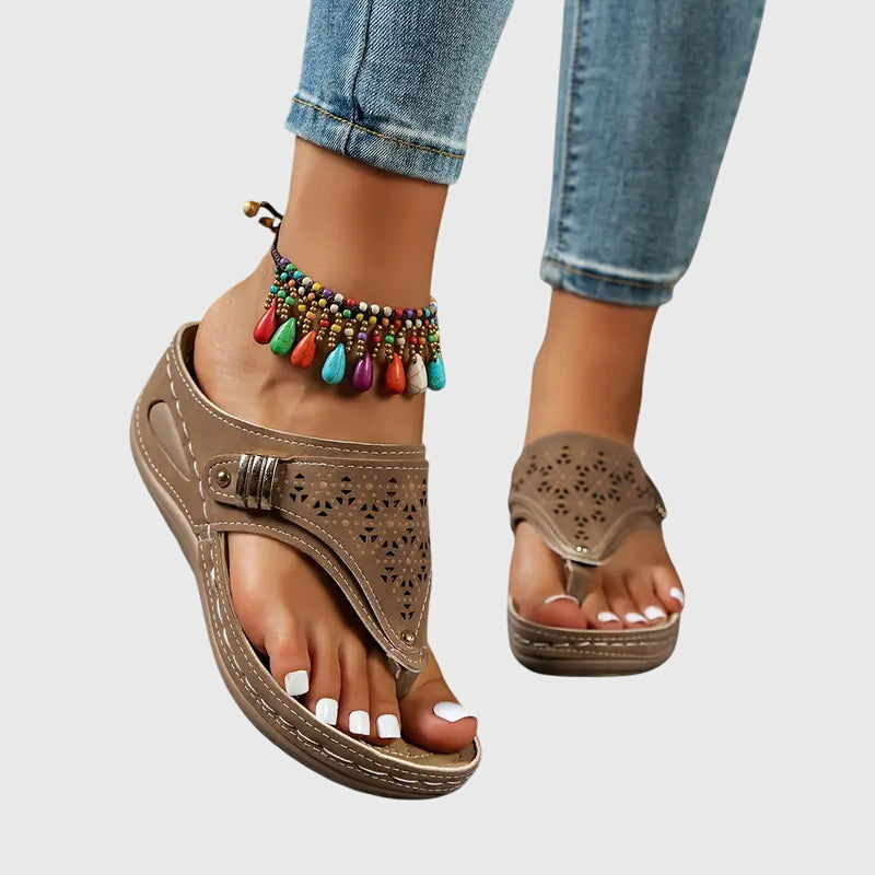 Mia | Orthopedic Wedge Sandals