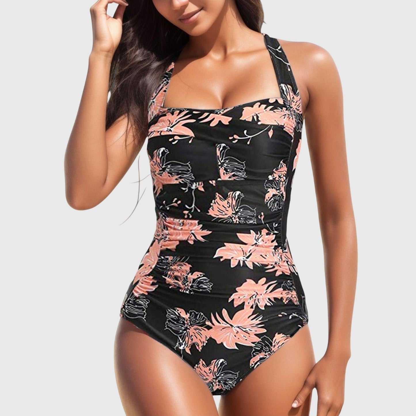 June | Floral One Piece Swimsuit